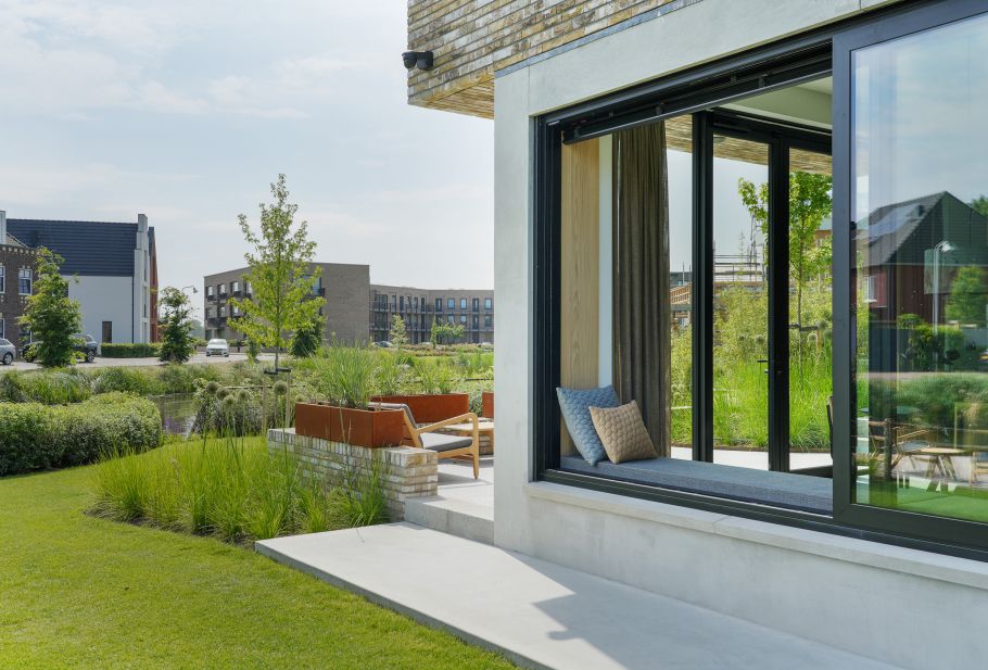 Huis naar tuin aansluiting is perfect