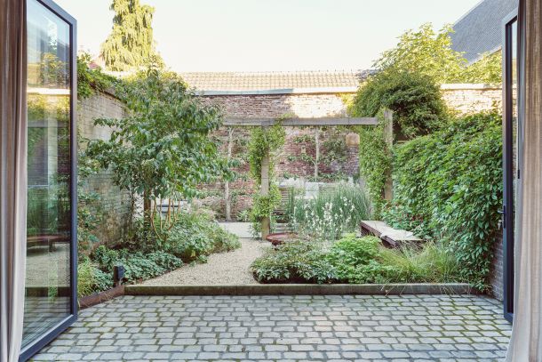 Openslaande deuren in de tuin