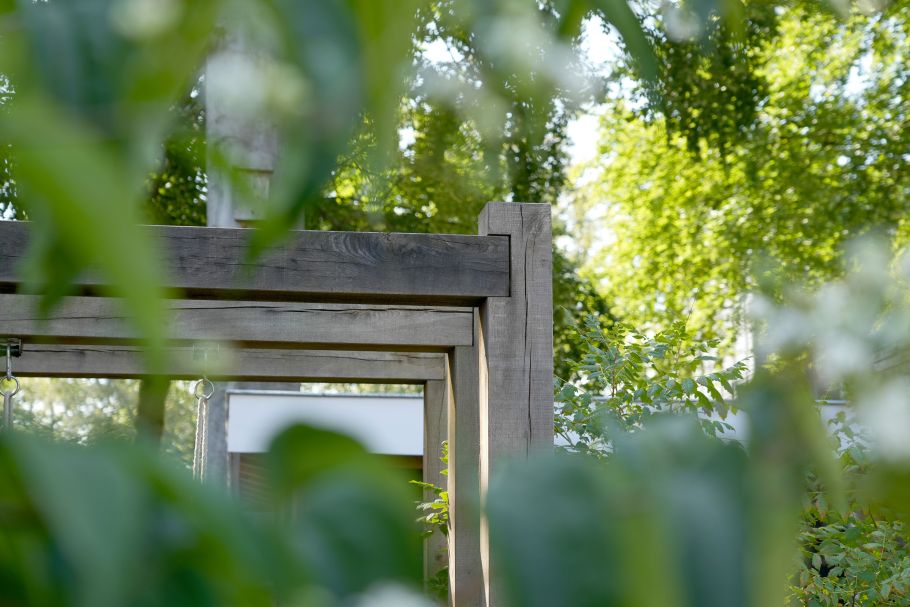 Pergola doorkijk